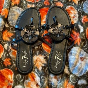 Black sandals